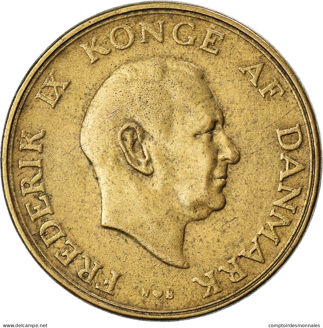 Monnaie, Danemark, Frederik IX, 2 Kroner, 1948, Copenhagen, TTB - Danemark