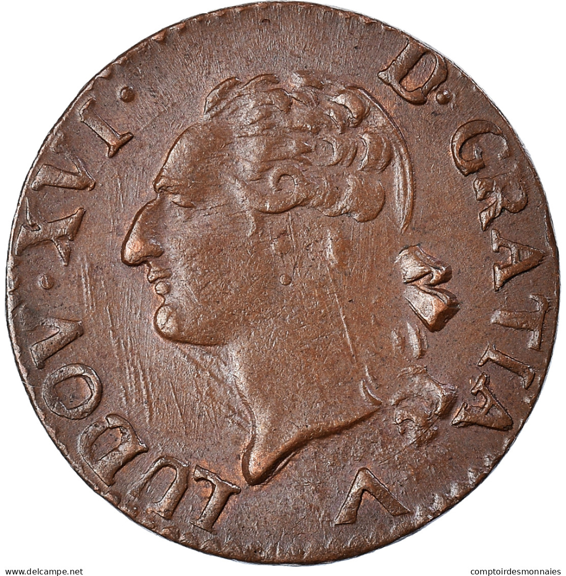 Monnaie, France, Louis XVI, Liard, 1782, Lille, TTB+, Cuivre, Gadoury:348 - 1774-1791 Louis XVI