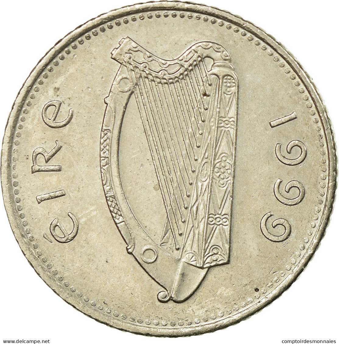 Monnaie, IRELAND REPUBLIC, 10 Pence, 1999, TTB, Copper-nickel, KM:29 - Irland