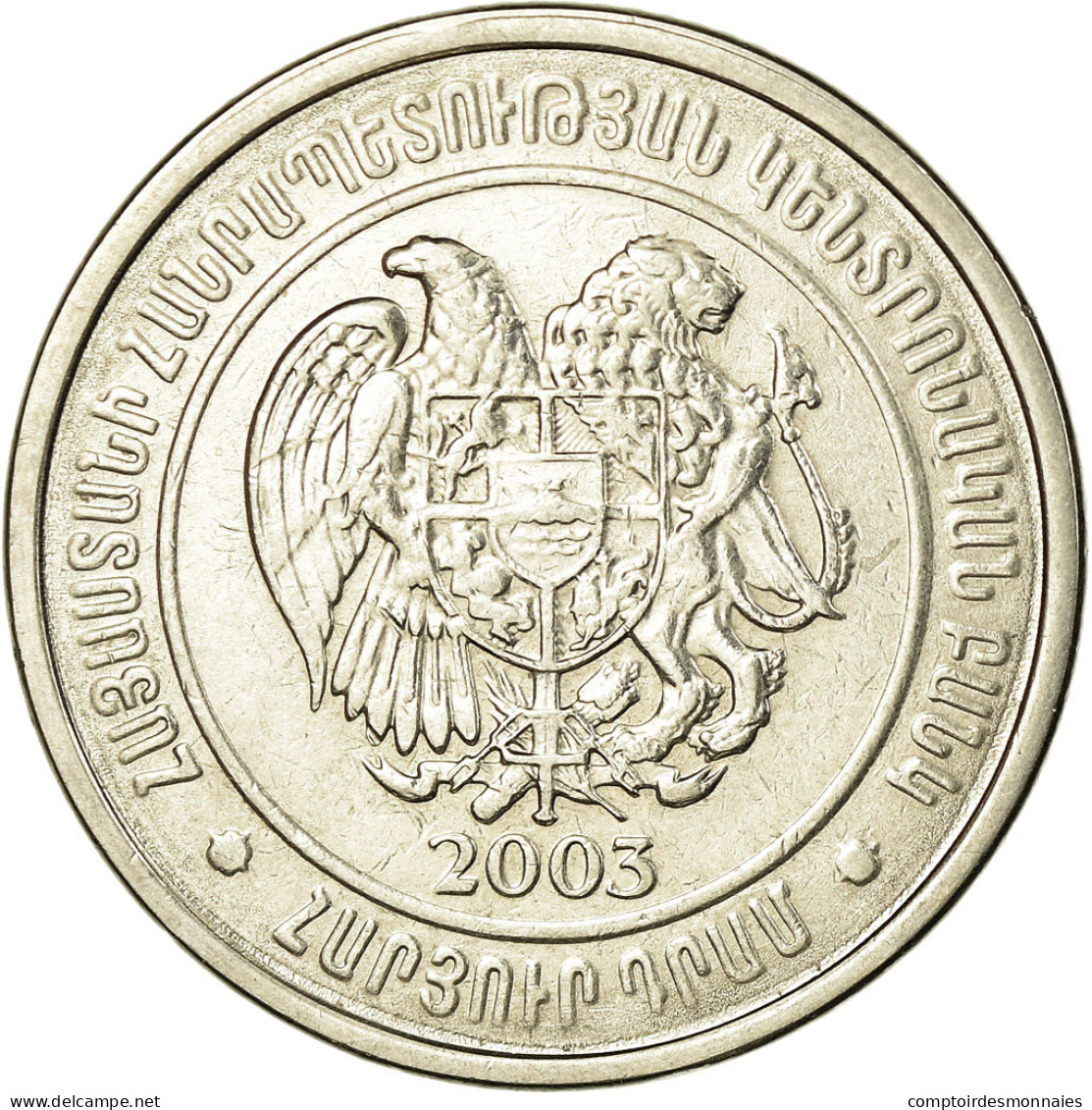 Monnaie, Armenia, 100 Dram, 2003, TTB, Nickel Plated Steel, KM:95 - Arménie