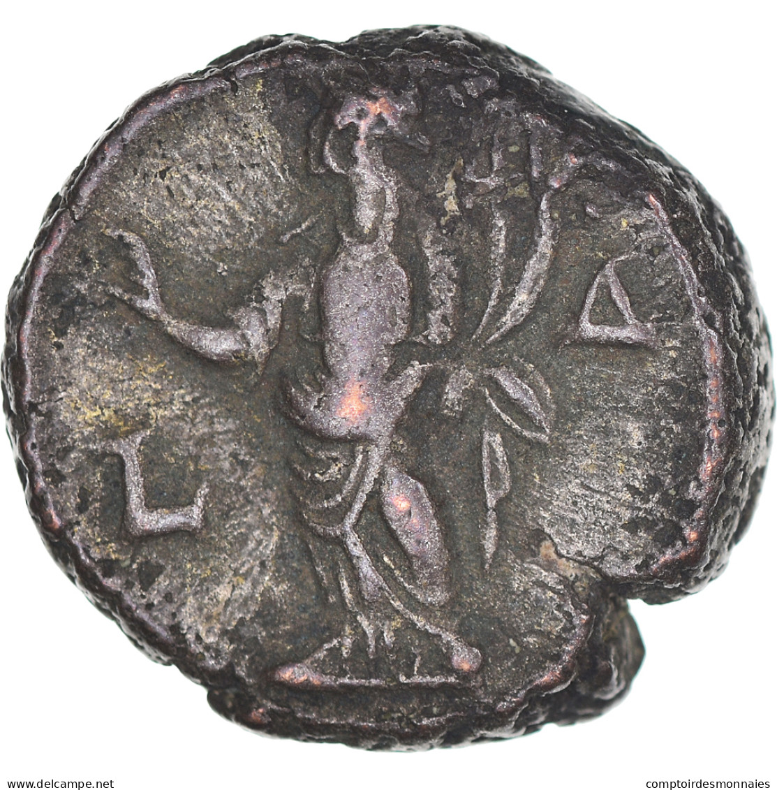 Monnaie, Égypte, Valérien II, Tétradrachme, 256-257, Alexandrie, TTB, Billon - Provincia