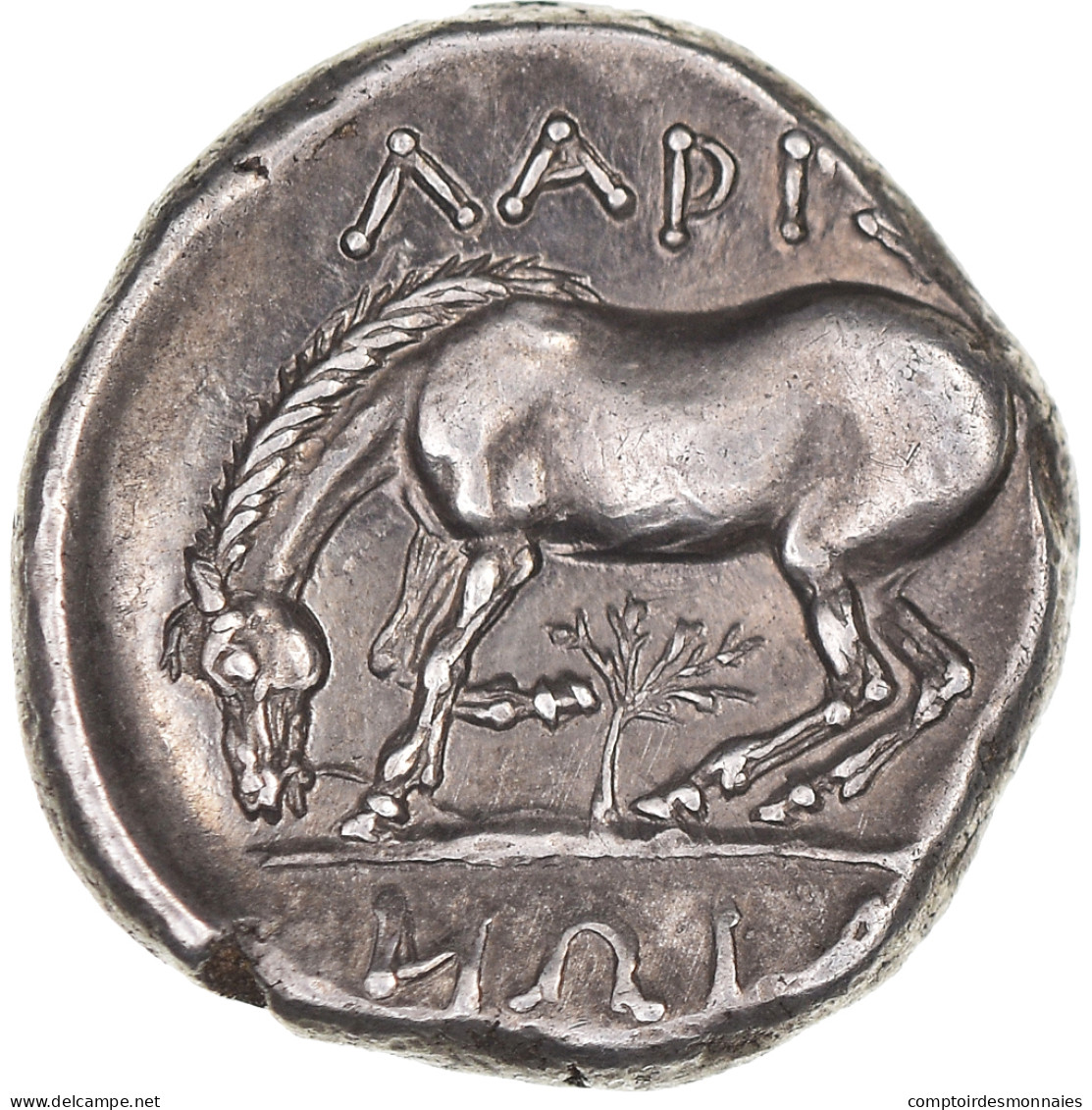Monnaie, Thessalie, Drachme, 356-342 BC, Larissa, SUP, Argent, HGC:4-452 - Grecques
