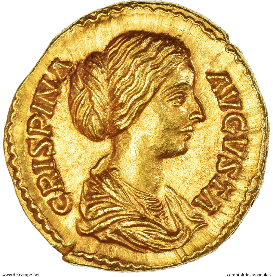 Monnaie, Crispine, Aureus, 180-182, Rome, SPL+, Or, Calicó:2377e, RIC:287 - Die Antoninische Dynastie (96 / 192)