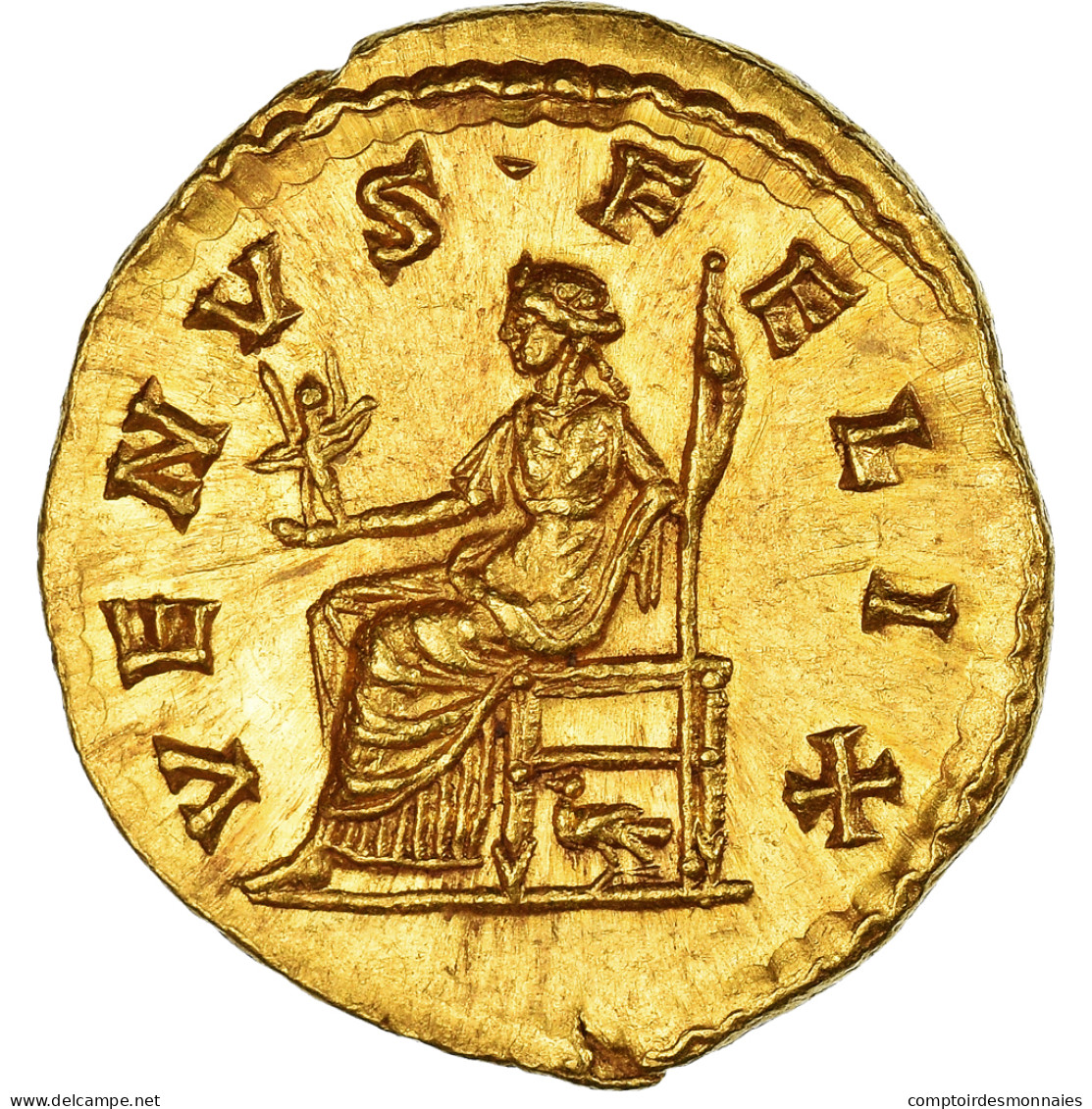 Monnaie, Crispine, Aureus, 180-182, Rome, SPL+, Or, Calicó:2377e, RIC:287 - Die Antoninische Dynastie (96 / 192)