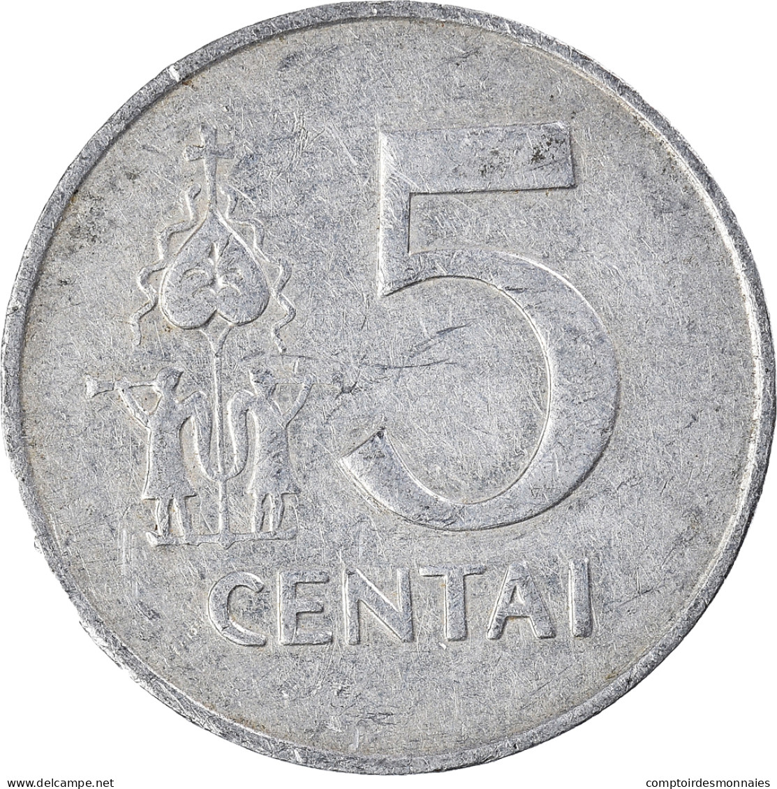 Monnaie, Lituanie, 5 Centai, 1991 - Lituanie