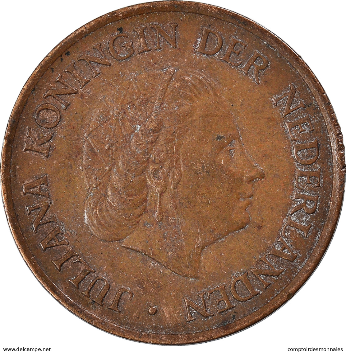 Monnaie, Pays-Bas, 5 Cents, 1972 - 1948-1980 : Juliana
