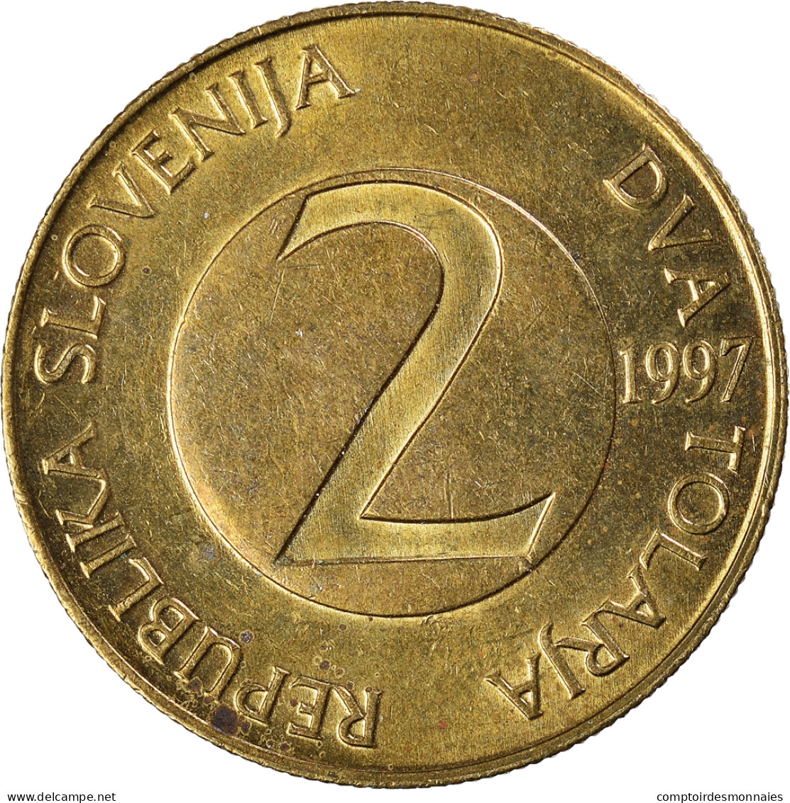 Monnaie, Slovénie, 2 Tolarja, 1997 - Slovénie