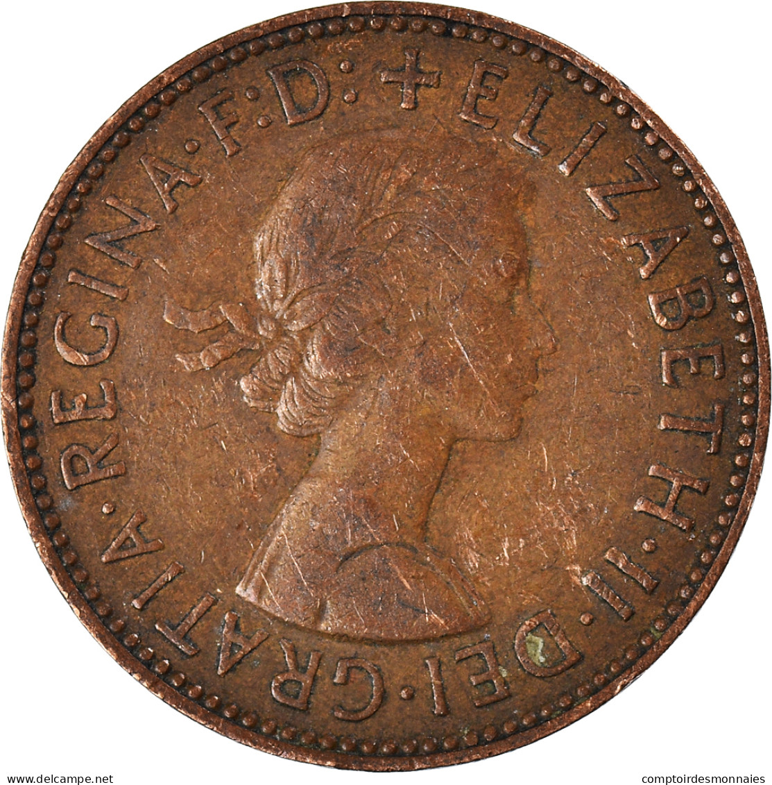 Monnaie, Grande-Bretagne, 1/2 Penny, 1959 - C. 1/2 Penny