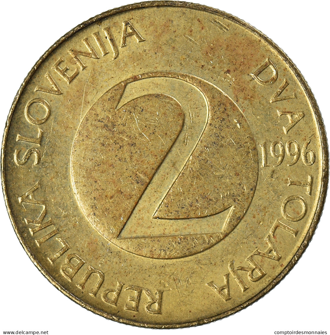 Monnaie, Slovénie, 2 Tolarja, 1996 - Slovenië