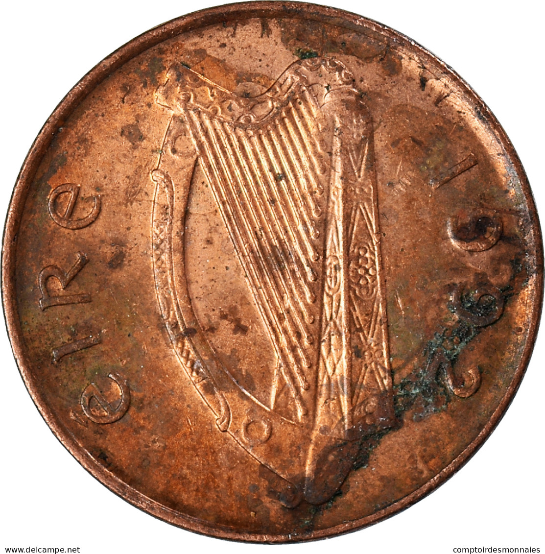 Monnaie, République D'Irlande, Penny, 1992 - Ierland