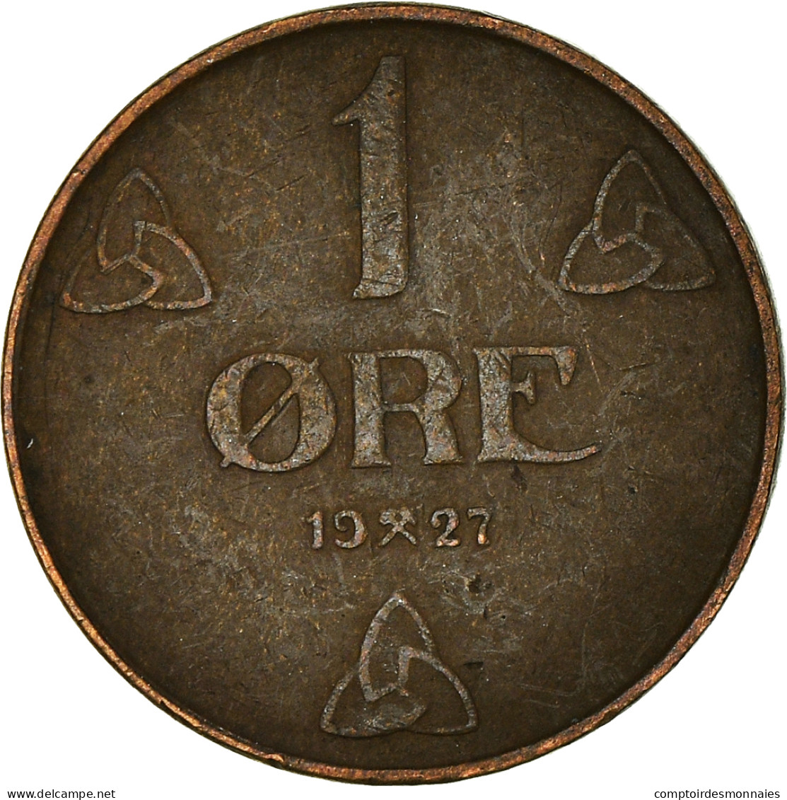 Monnaie, Norvège, Ore, 1927 - Norvège