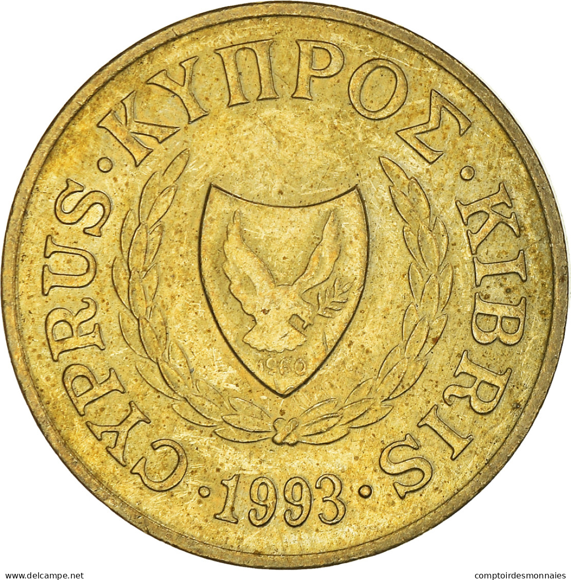 Monnaie, Chypre, 2 Cents, 1993 - Chipre