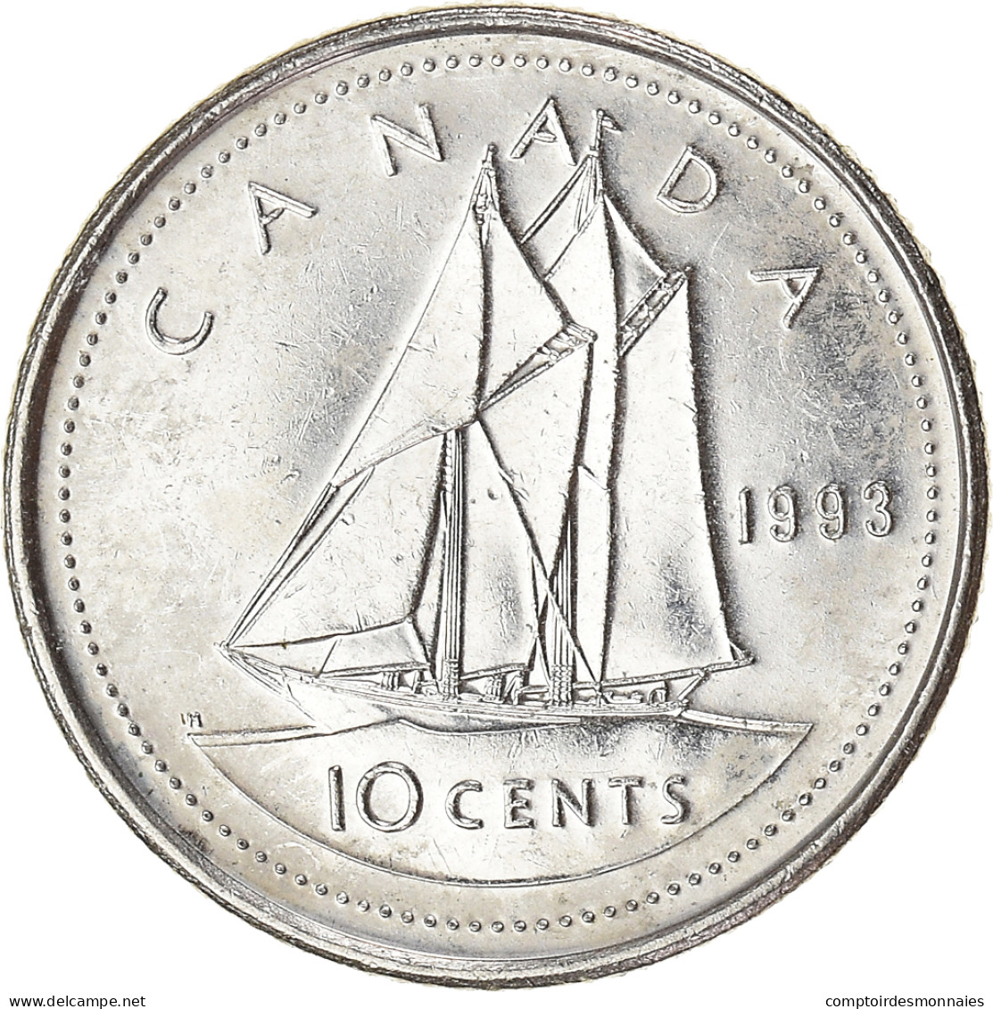 Monnaie, Canada, 10 Cents, 1993 - Canada