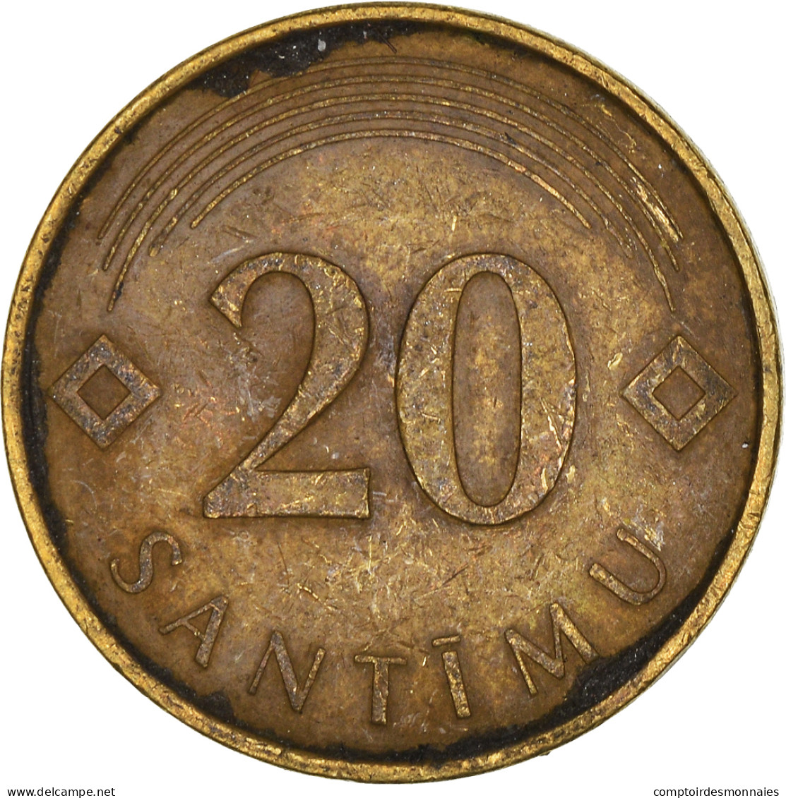Monnaie, Lettonie, 20 Santimu, 2007 - Letonia