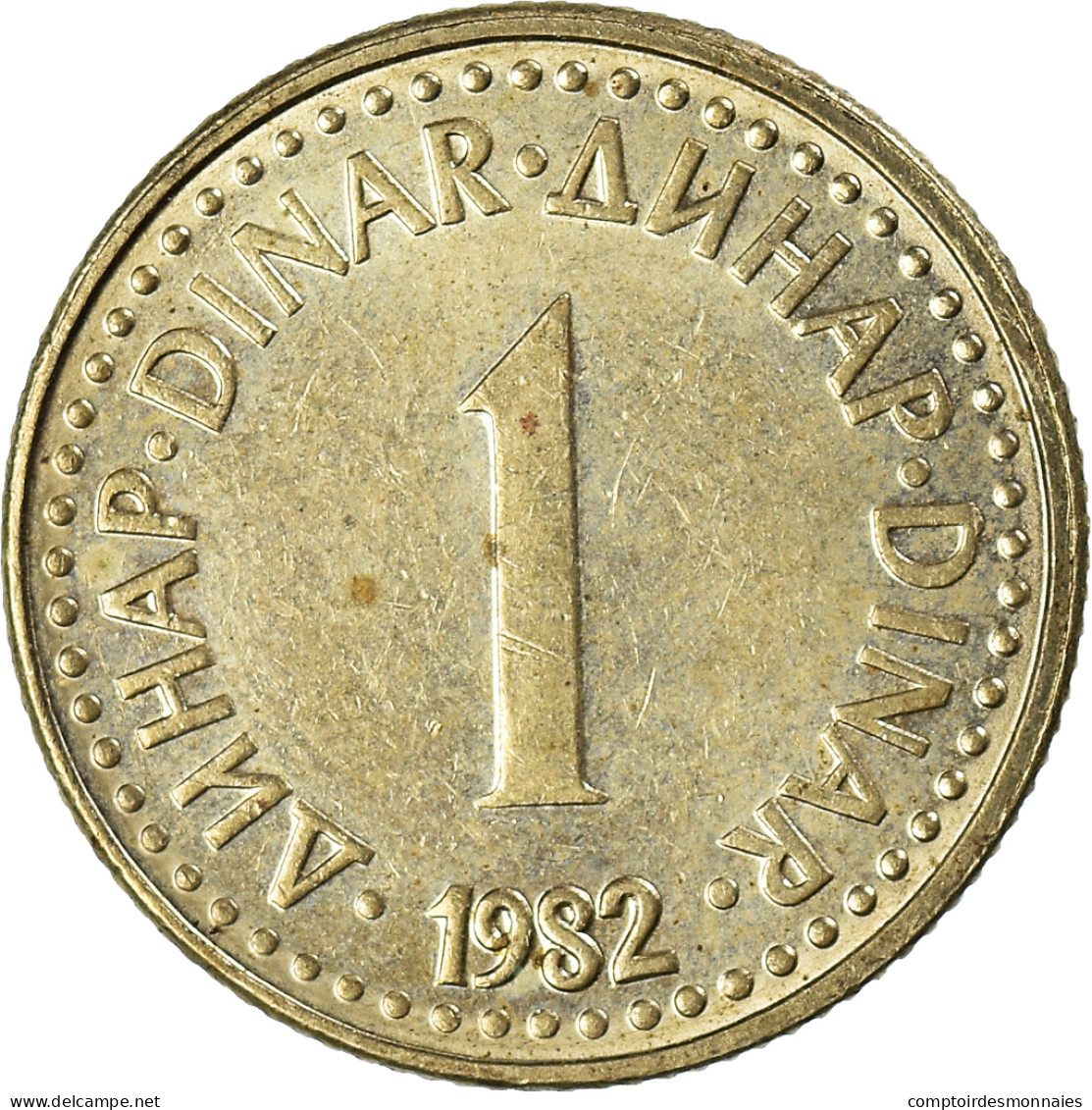 Monnaie, Yougoslavie, Dinar, 1982 - Yougoslavie