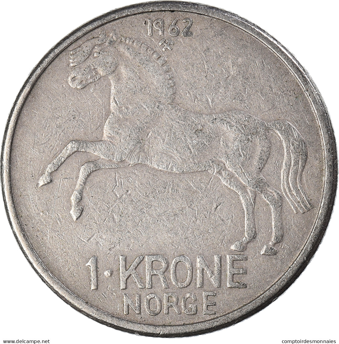 Monnaie, Norvège, Krone, 1962 - Norvegia