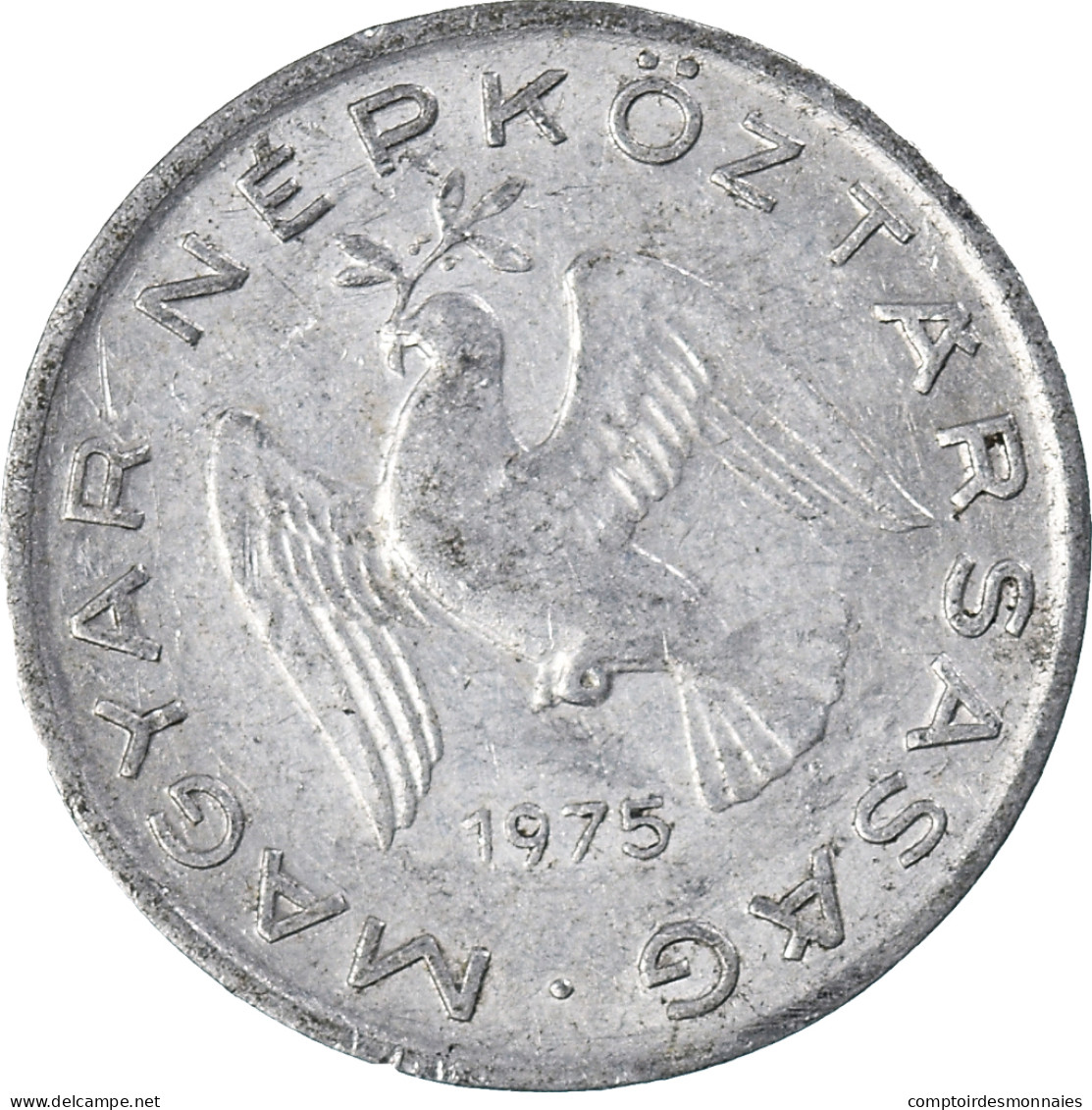 Monnaie, Hongrie, 10 Filler, 1975 - Hongrie