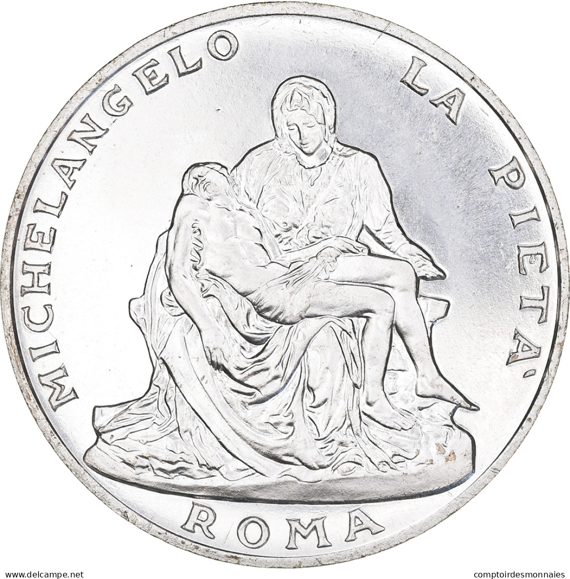 Vatican, Médaille, Ioannes Paulus II Pieta, Roma, 1973, SPL, Argent - Autres & Non Classés
