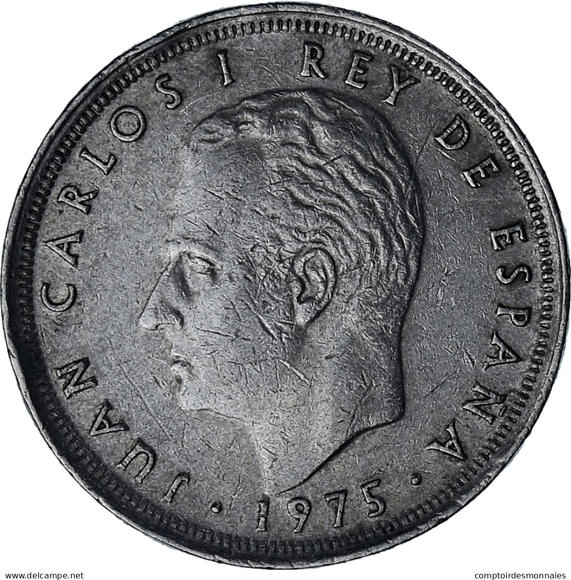 Espagne, Juan Carlos I, 25 Pesetas, 1975 (79), Cupro-nickel, TTB, KM:808 - 25 Peseta