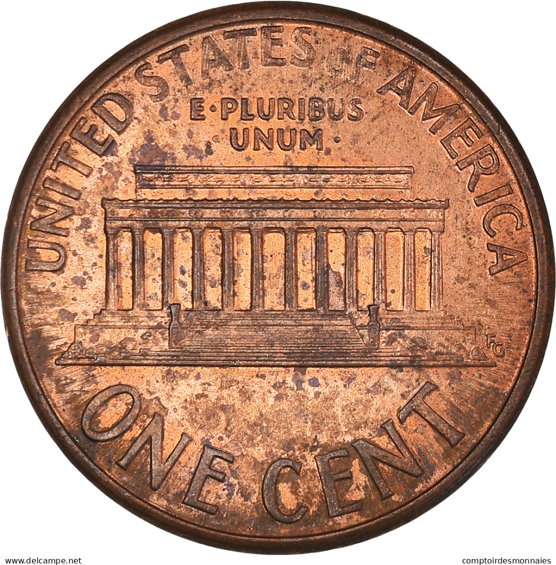 Monnaie, États-Unis, Lincoln Cent, Cent, 1993, U.S. Mint, Philadelphie, TB - 1959-…: Lincoln, Memorial Reverse