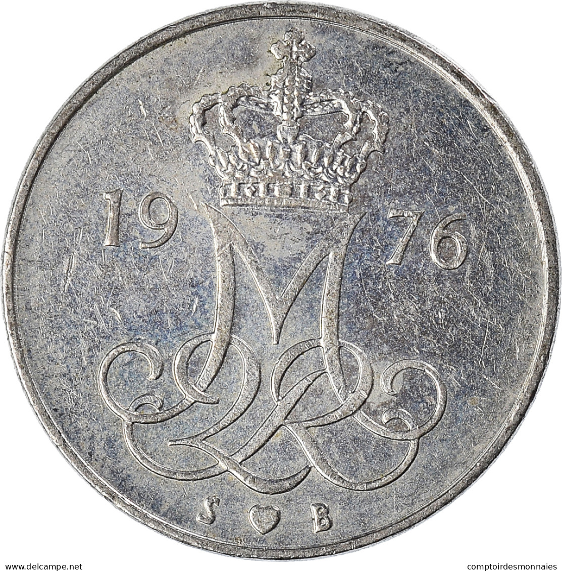 Monnaie, Danemark, 10 Öre, 1976 - Danemark