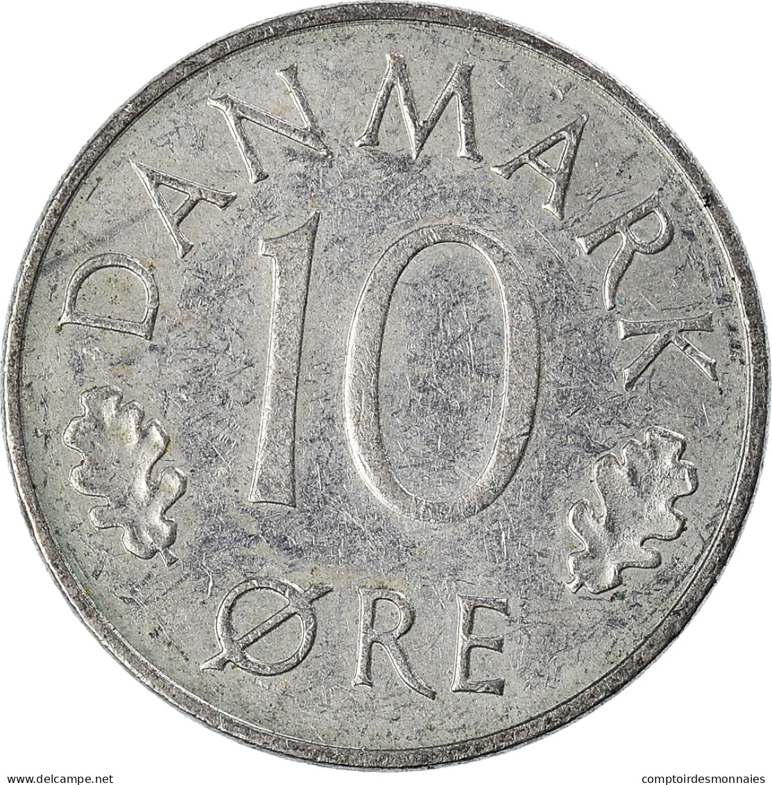 Monnaie, Danemark, 10 Öre, 1976 - Dinamarca