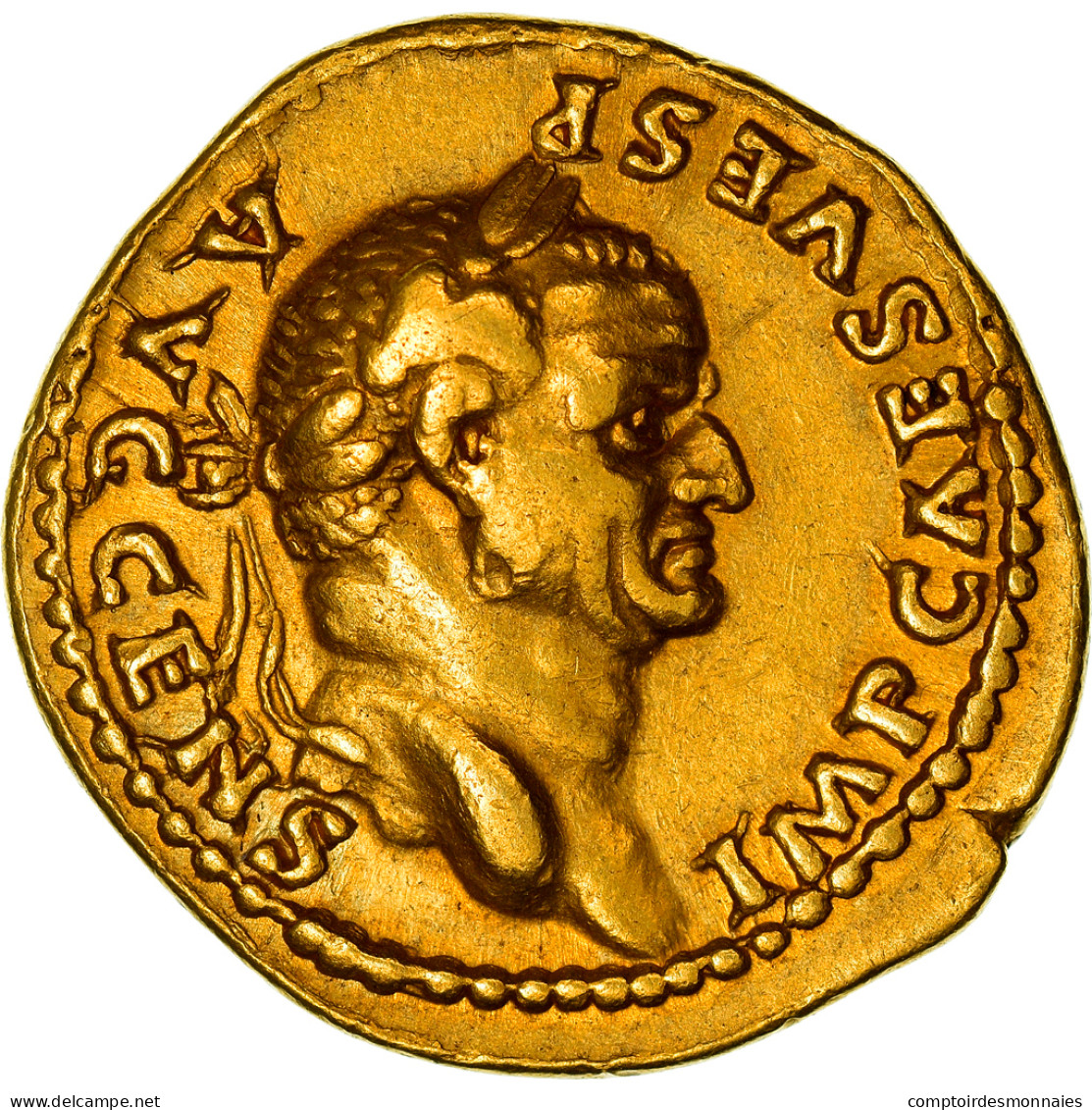 Monnaie, Vespasien, Aureus, 73 AD, Rome, TTB+, Or, RIC:549 - La Dinastía Flavia (69 / 96)