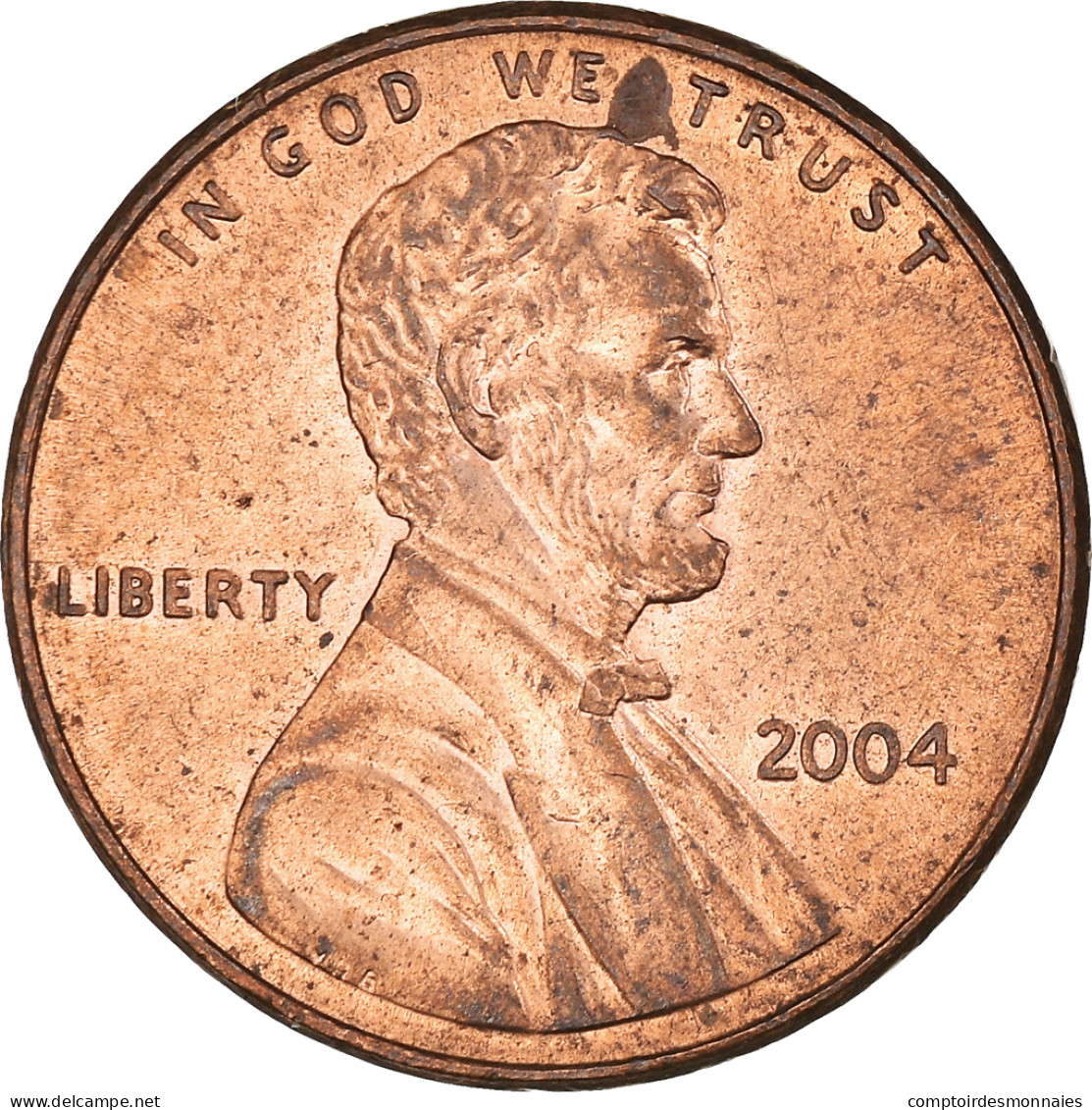 Monnaie, États-Unis, Lincoln Cent, Cent, 2004, U.S. Mint, Philadelphie, TB+ - 1959-…: Lincoln, Memorial Reverse