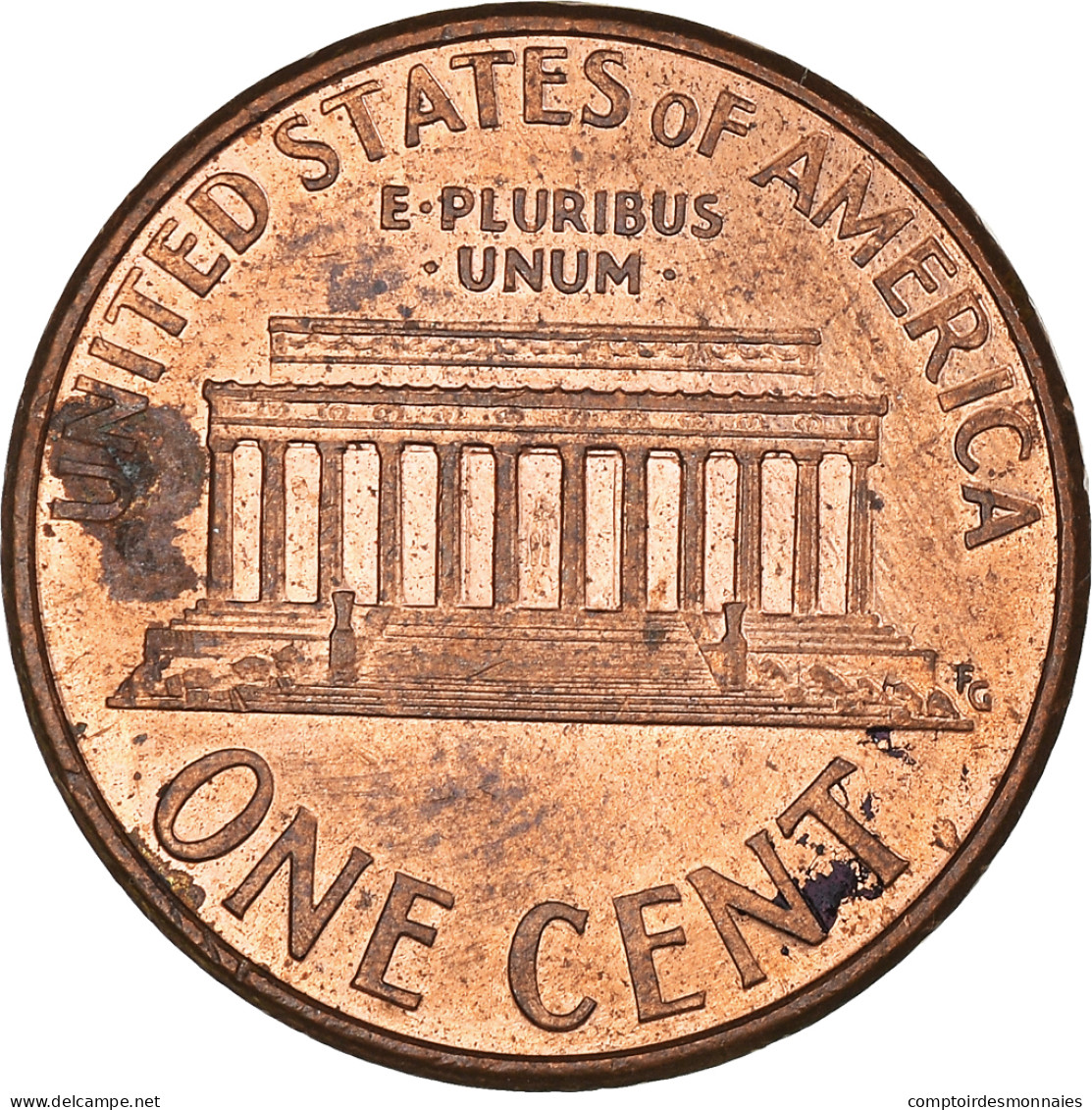 Monnaie, États-Unis, Lincoln Cent, Cent, 2004, U.S. Mint, Philadelphie, TB+ - 1959-…: Lincoln, Memorial Reverse