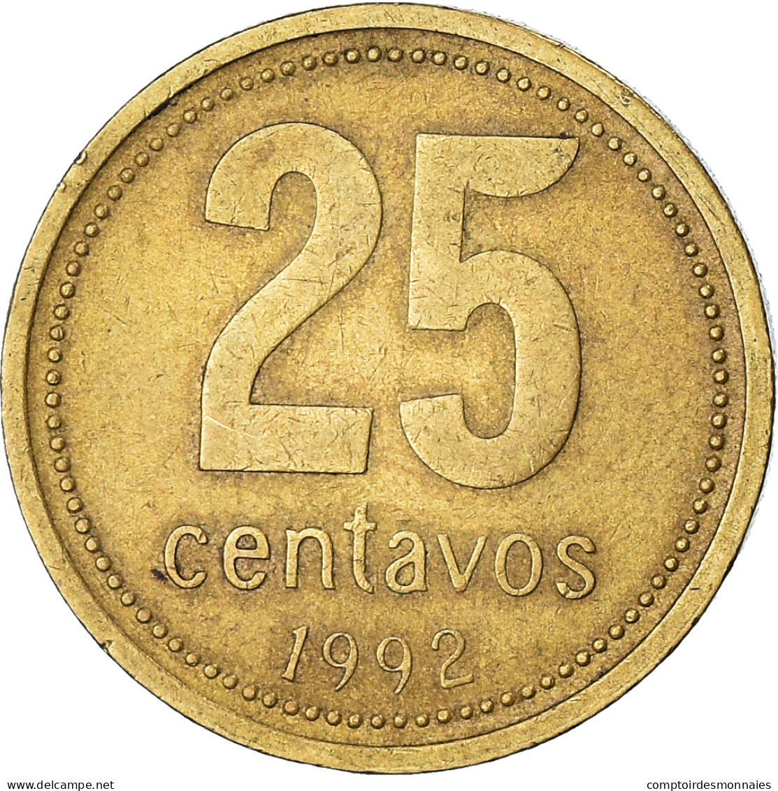 Monnaie, Argentine, 25 Centavos, 1992 - Argentinië