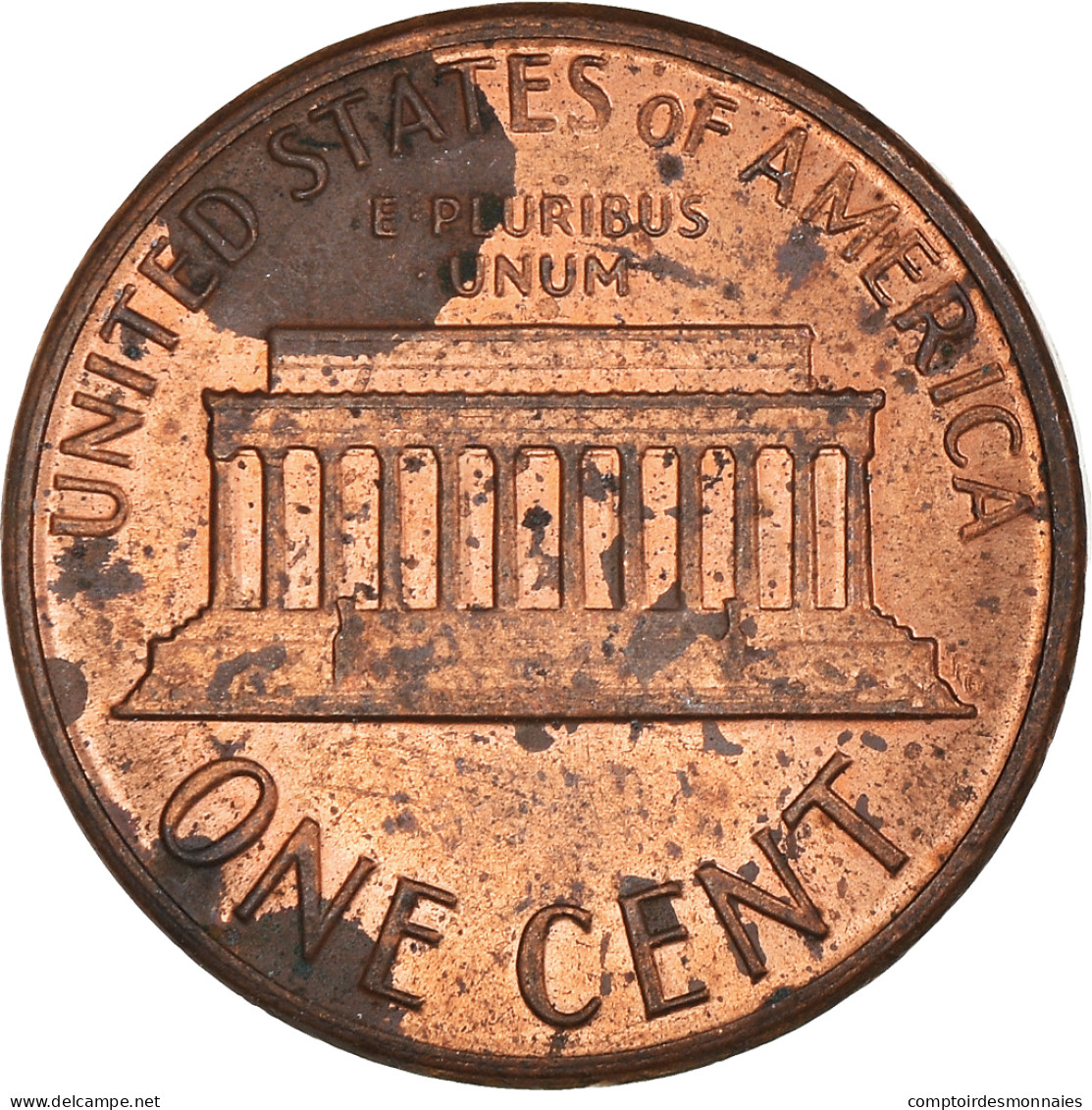 Monnaie, États-Unis, Lincoln Cent, Cent, 1986, U.S. Mint, Philadelphie, TB - 1959-…: Lincoln, Memorial Reverse