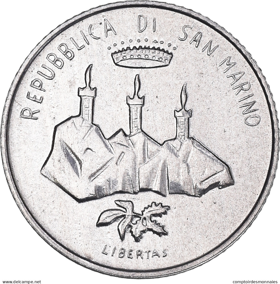 Monnaie, Saint Marin , 2 Lire, 1986, Rome, SPL, Aluminium, KM:188 - Saint-Marin