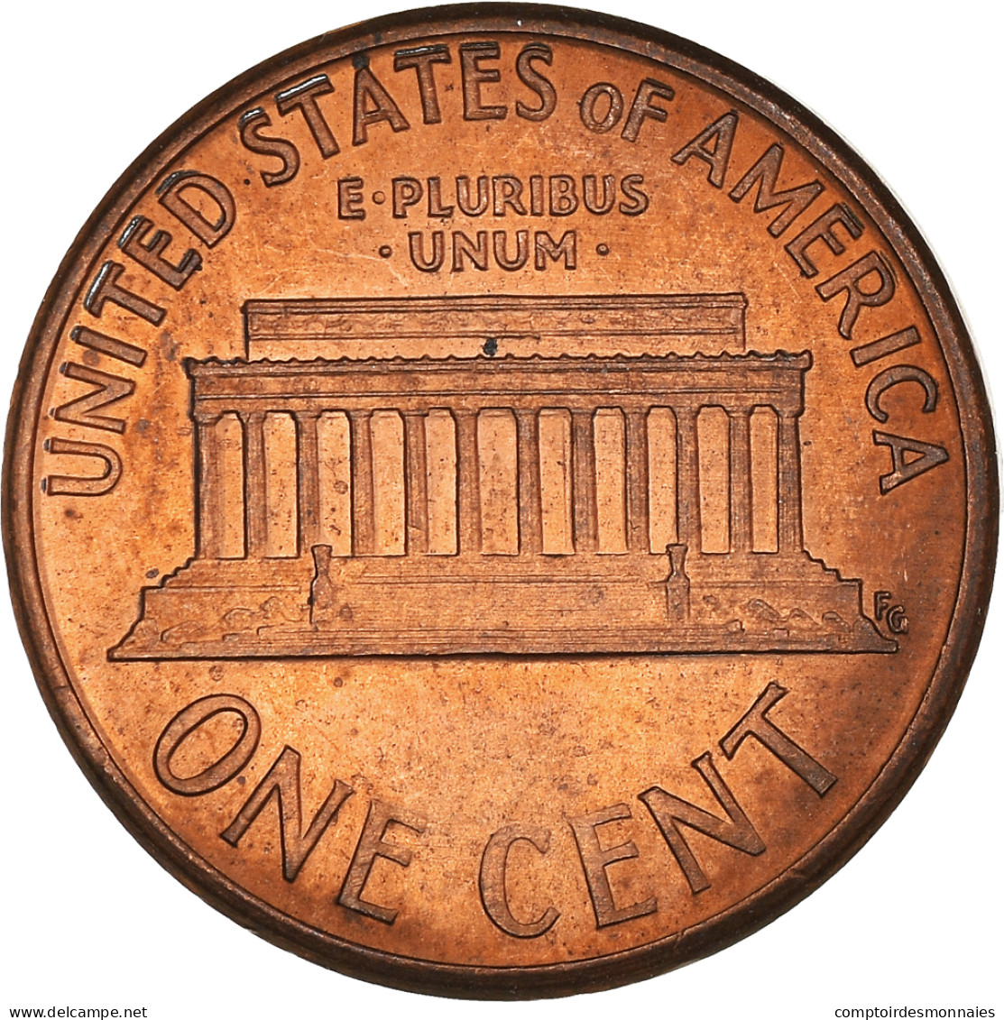 Monnaie, États-Unis, Lincoln Cent, Cent, 1992, U.S. Mint, Philadelphie, SUP - 1959-…: Lincoln, Memorial Reverse