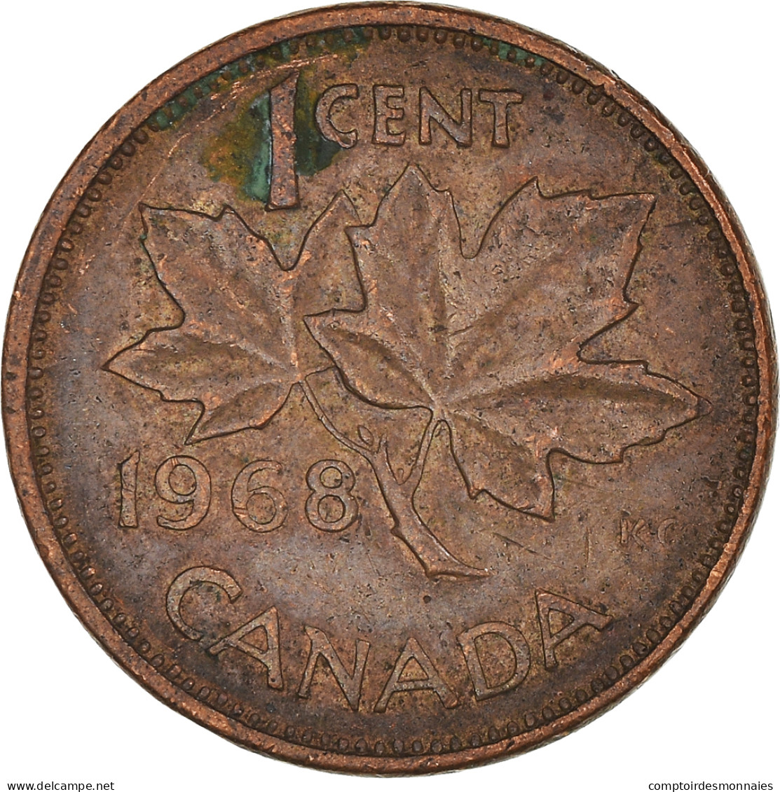 Monnaie, Canada, Elizabeth II, Cent, 1968, Royal Canadian Mint, Ottawa, TB+ - Canada