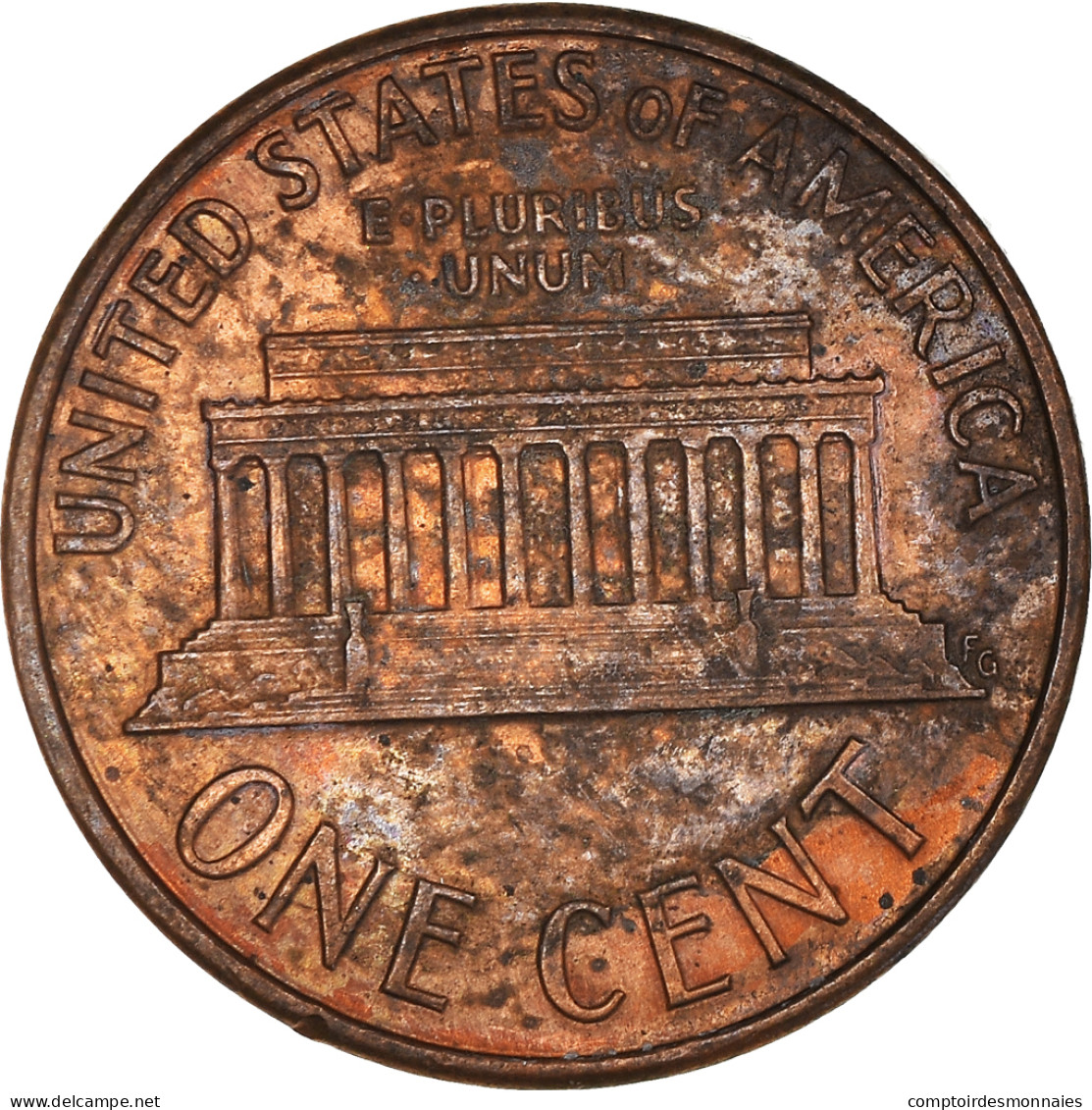 Monnaie, États-Unis, Lincoln Cent, Cent, 1990, U.S. Mint, Denver, TTB, Copper - 1909-1958: Lincoln, Wheat Ears Reverse