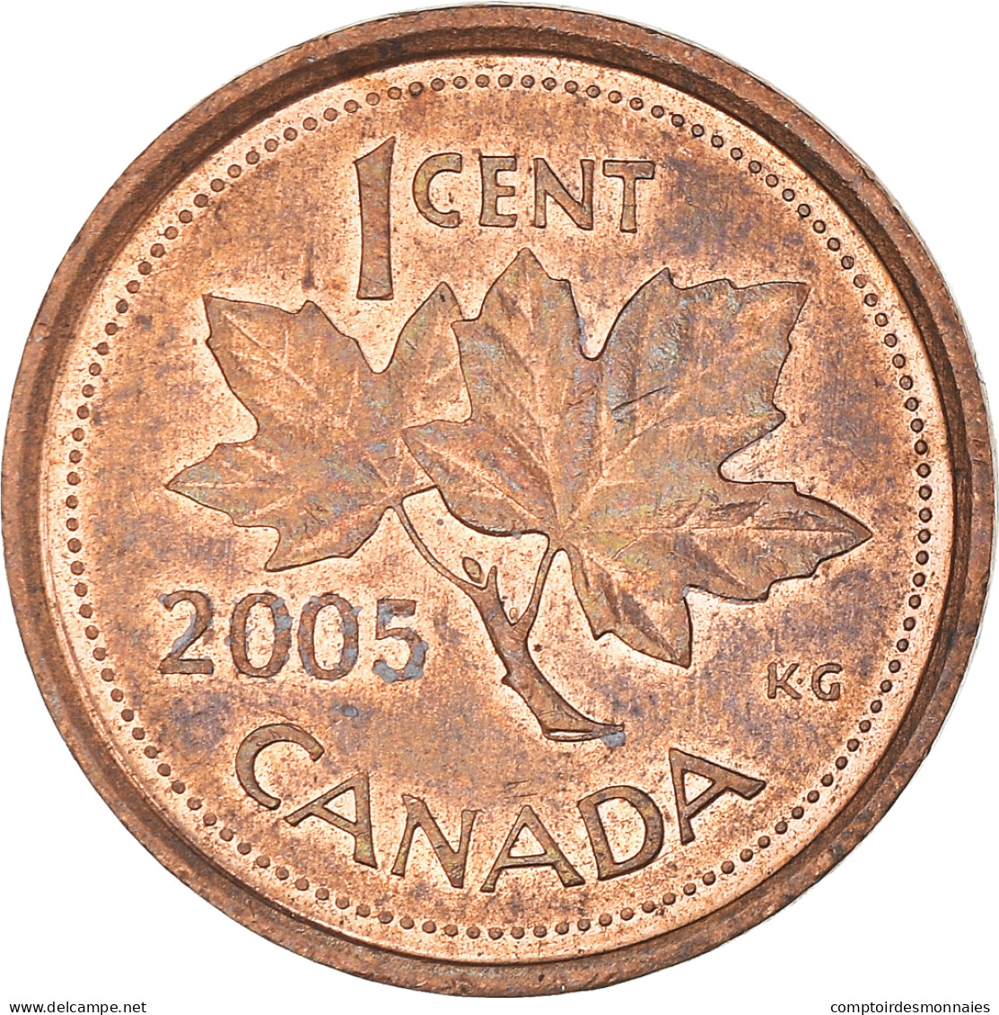 Monnaie, Canada, Elizabeth II, Cent, 2005, Royal Canadian Mint, TB+, Copper - Canada