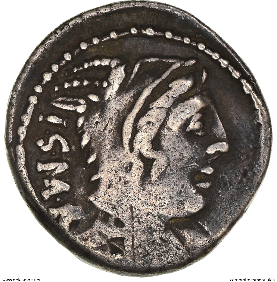 Monnaie, Thoria, Denier, 105 BC, Rome, TB+, Argent, Crawford:598 - République (-280 à -27)