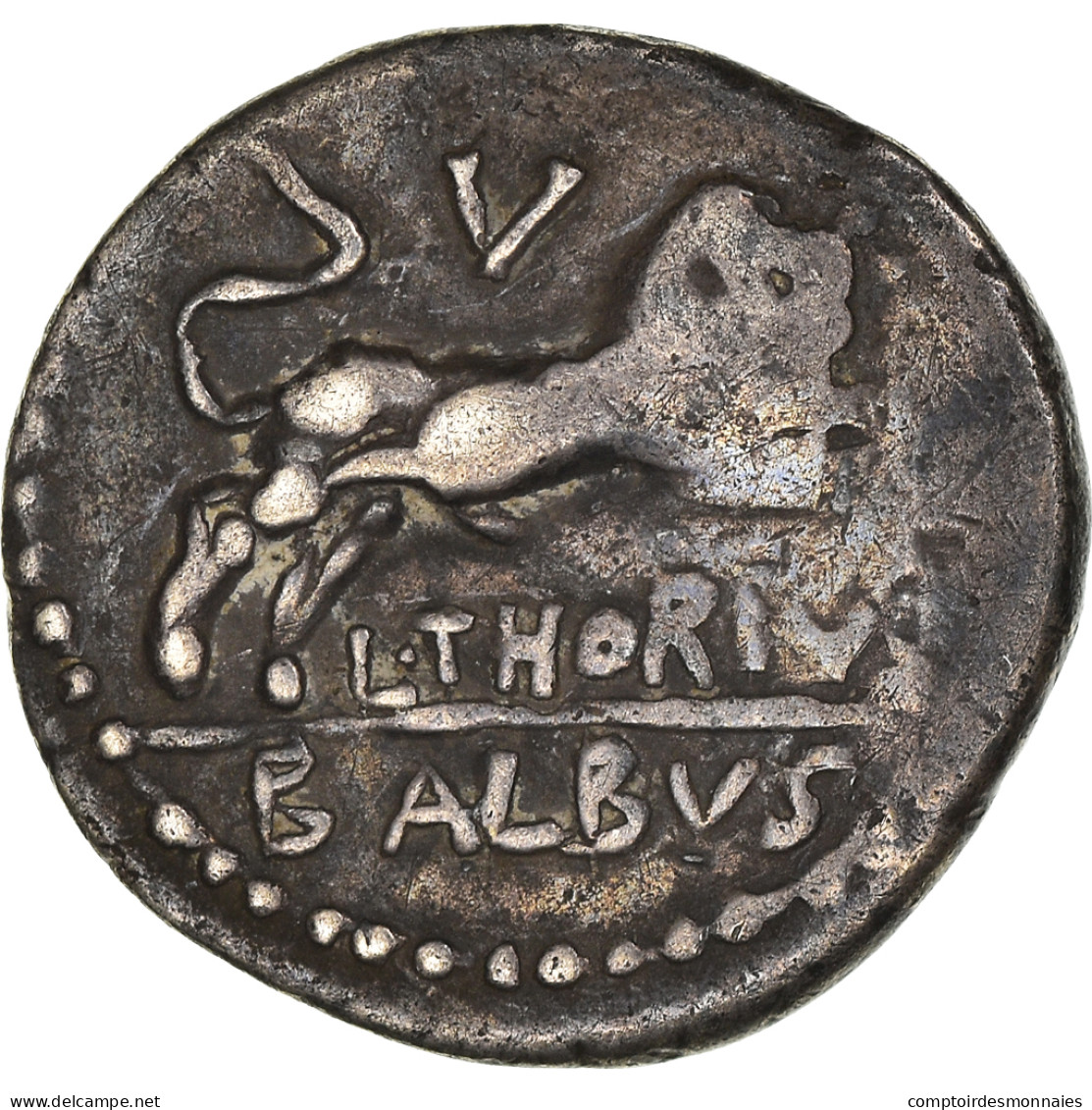 Monnaie, Thoria, Denier, 105 BC, Rome, TB+, Argent, Crawford:598 - République (-280 à -27)
