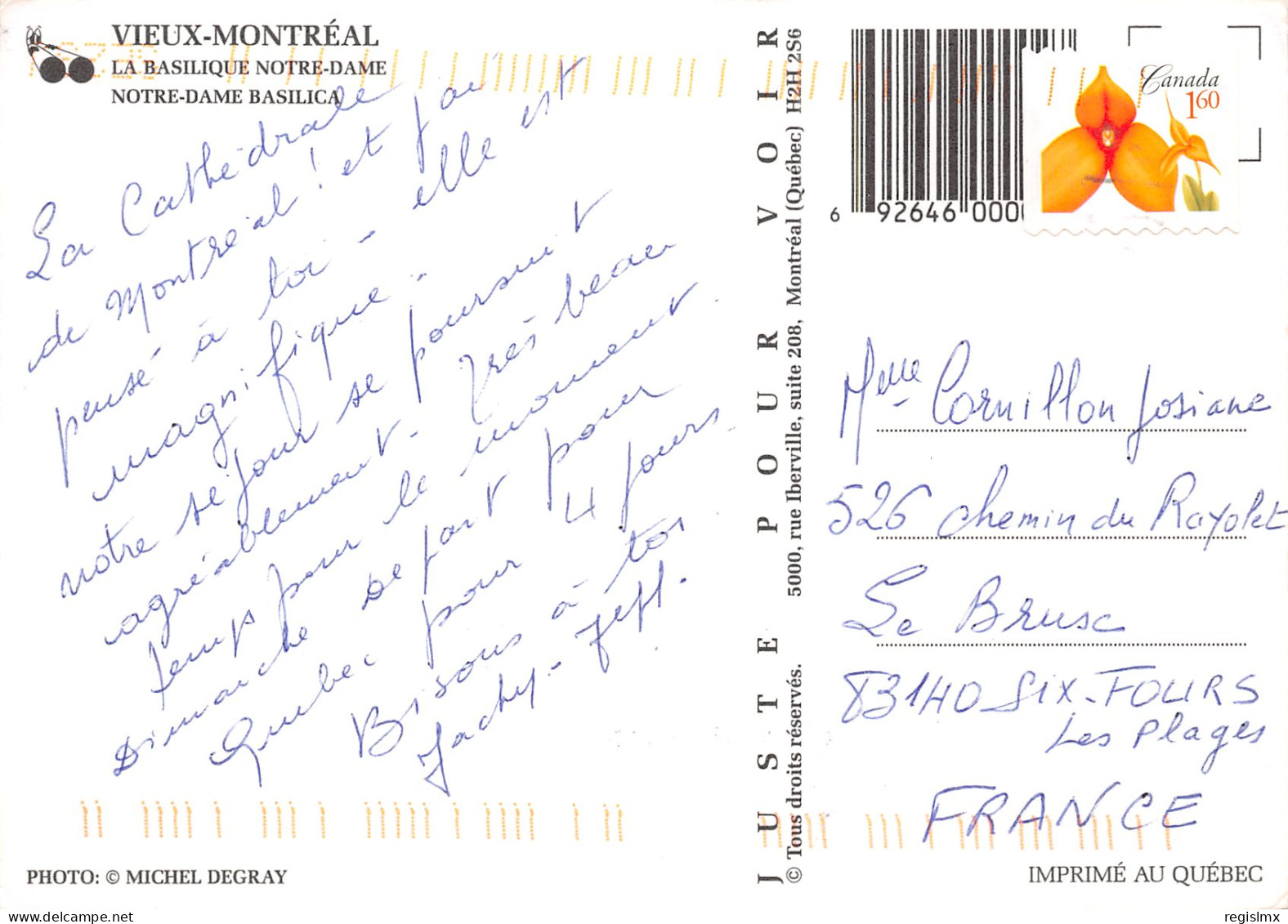 ET-MONTREAL-N°2834-A/0397 - Moderne Ansichtskarten