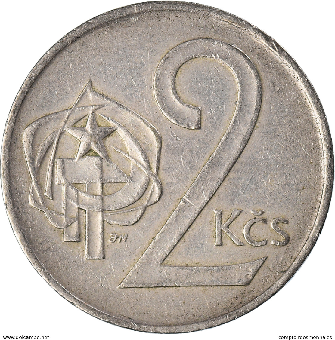 Monnaie, Tchécoslovaquie, 2 Koruny, 1972 - Tchécoslovaquie