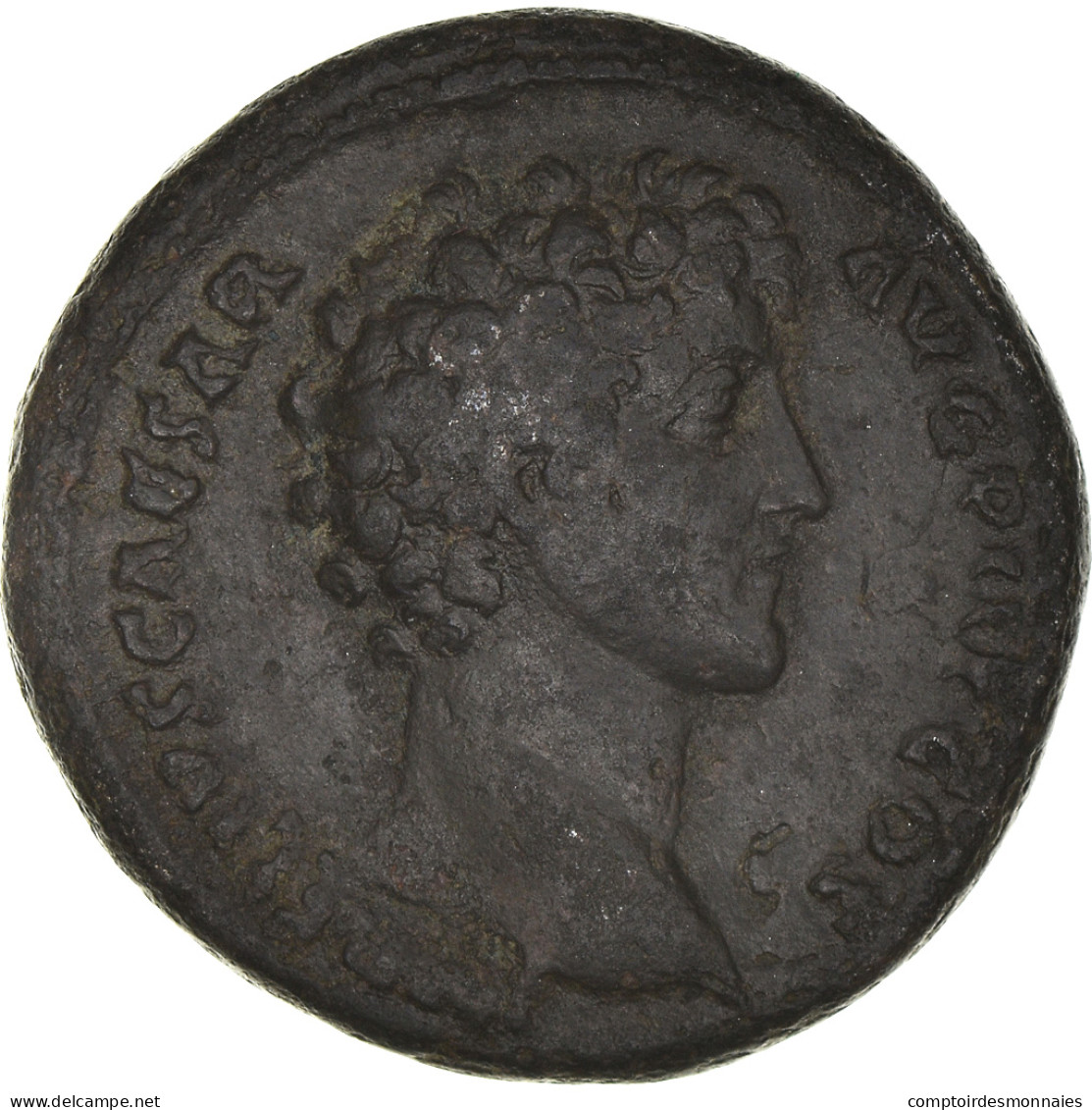 Monnaie, Marc Aurèle, As, 142, Roma, TTB, Bronze, RIC:1240 - Les Antonins (96 à 192)