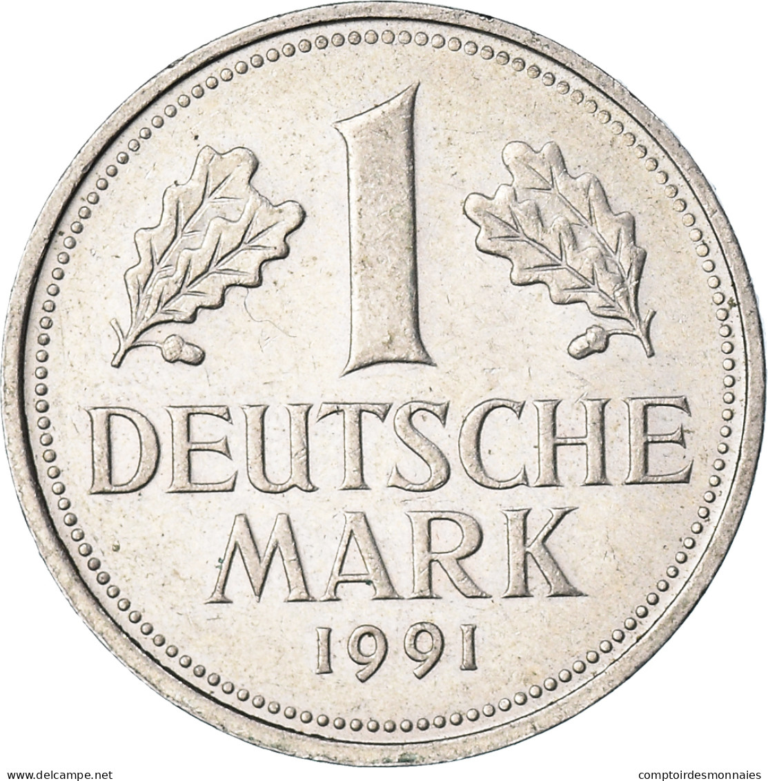 Monnaie, République Fédérale Allemande, Mark, 1991 - 1 Mark