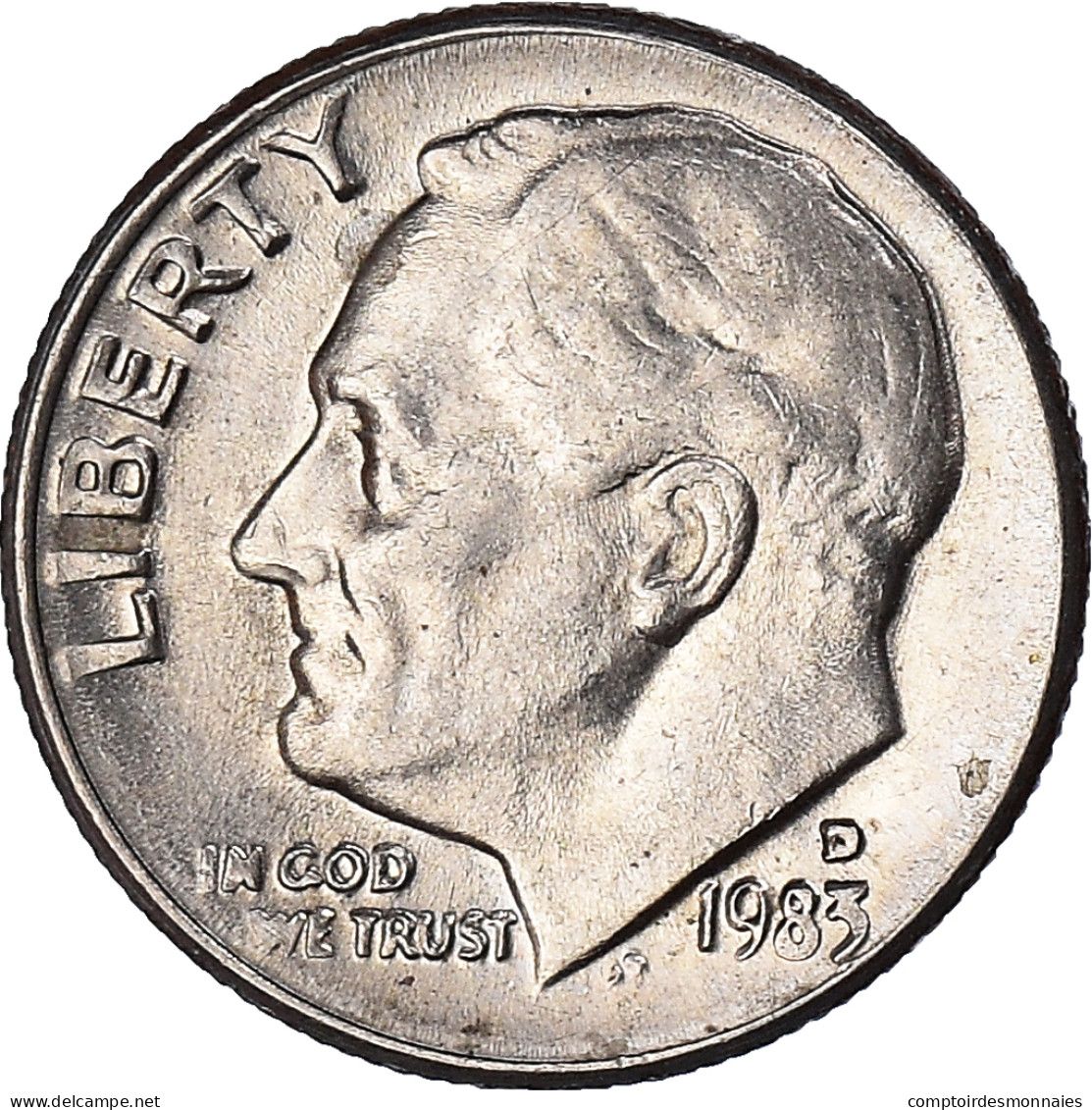 Monnaie, États-Unis, Dime, 1983 - 1946-...: Roosevelt