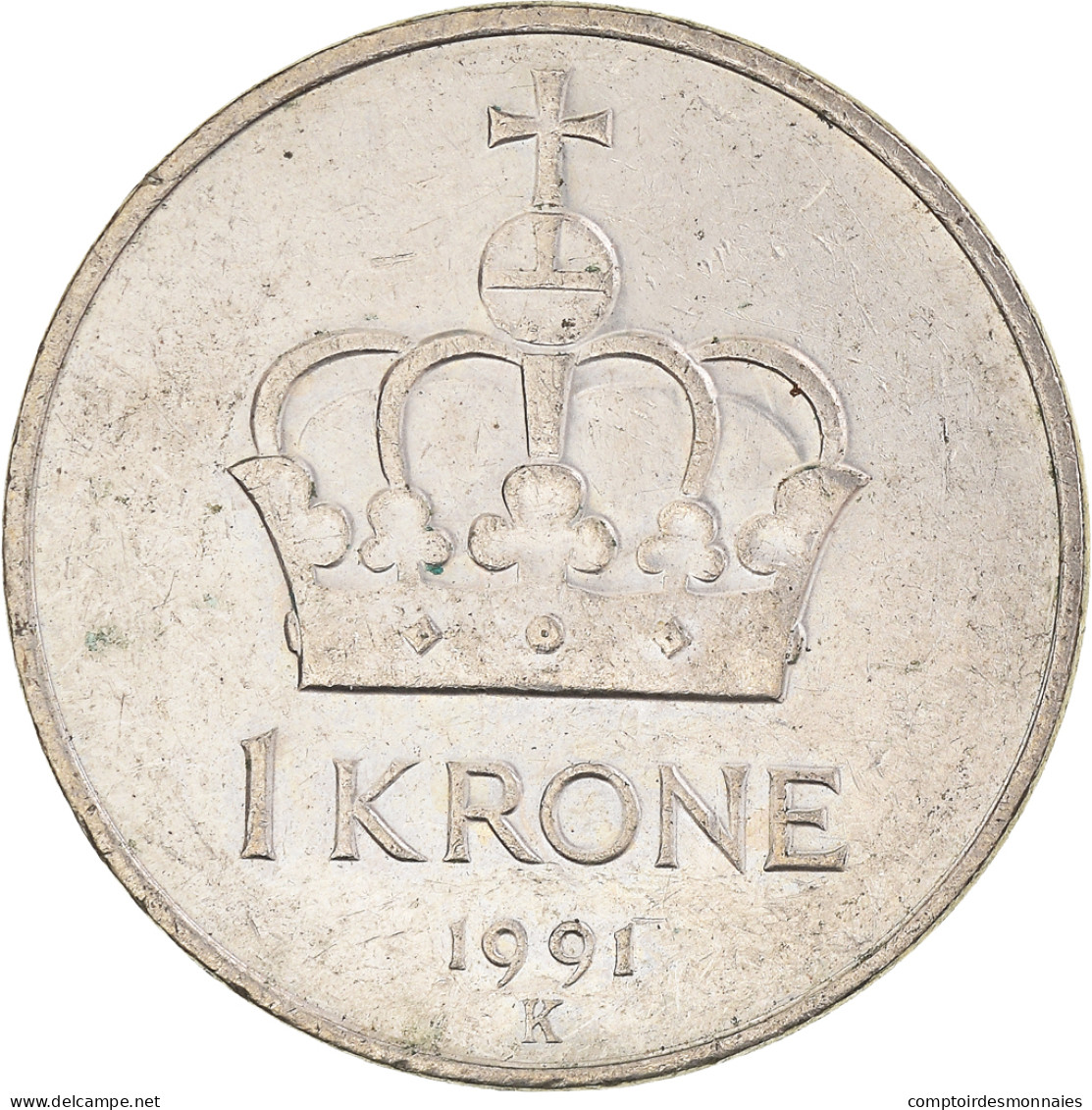 Monnaie, Norvège, Krone, 1991 - Noruega