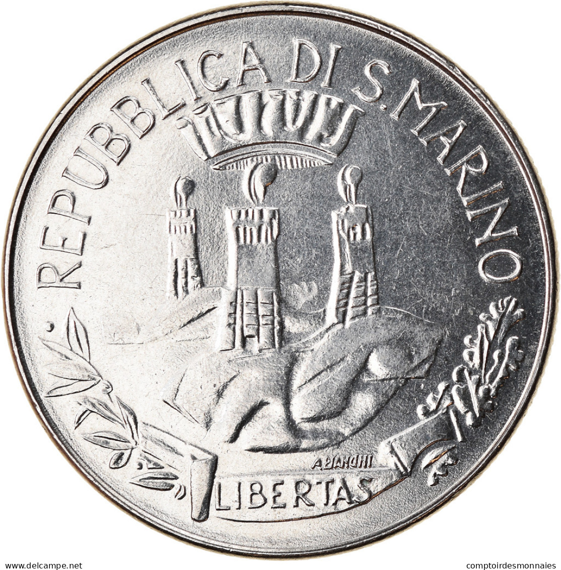 Monnaie, San Marino, 100 Lire, 1982, Rome, SPL, Steel, KM:137 - Saint-Marin
