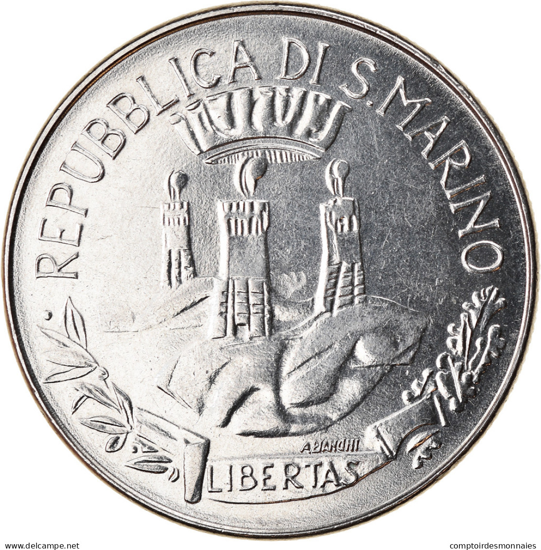 Monnaie, San Marino, 100 Lire, 1982, Rome, SPL, Steel, KM:137 - San Marino