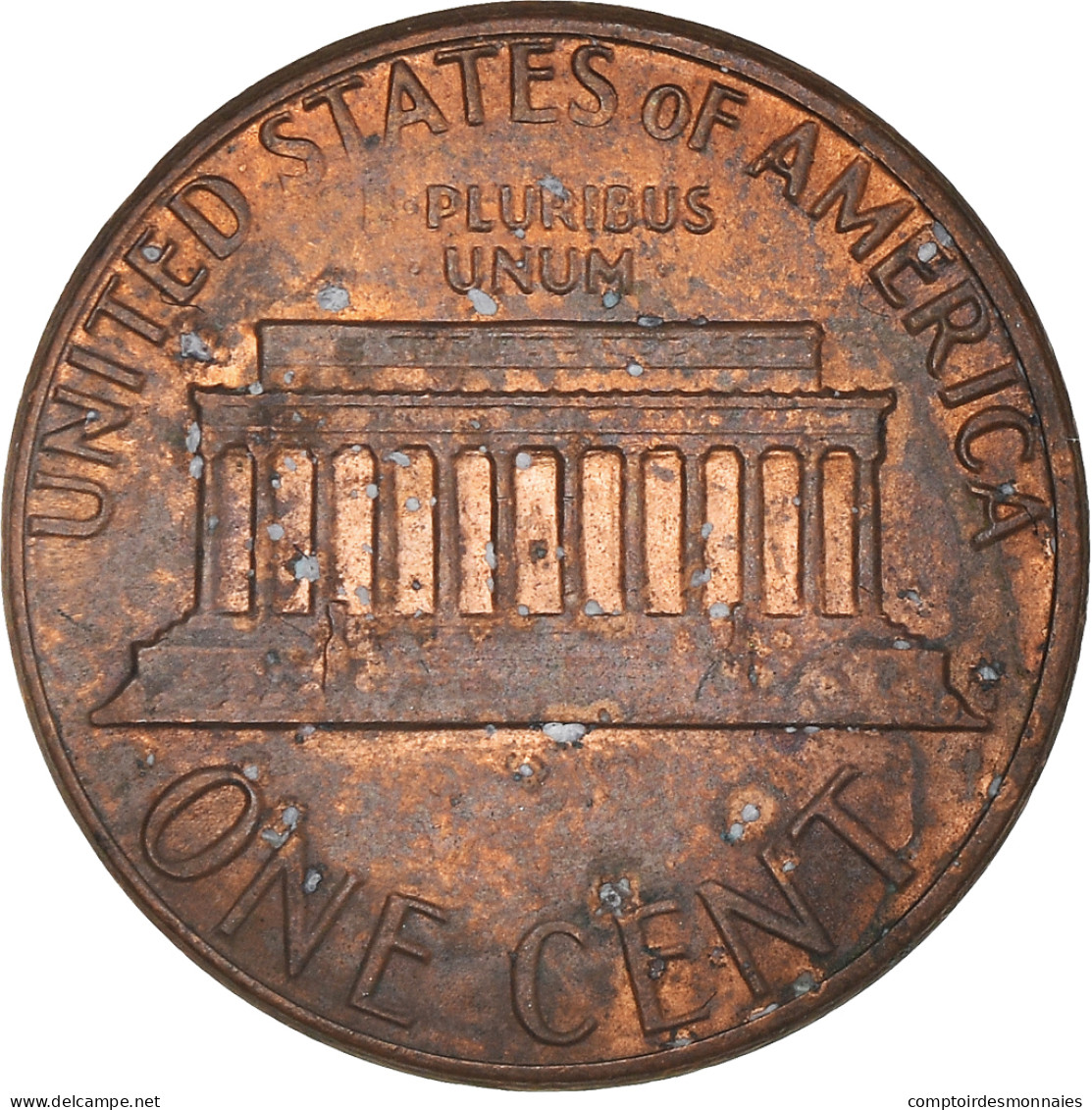 Monnaie, États-Unis, Lincoln Cent, Cent, 1983, U.S. Mint, Denver, TB+, Laiton - 1959-…: Lincoln, Memorial Reverse