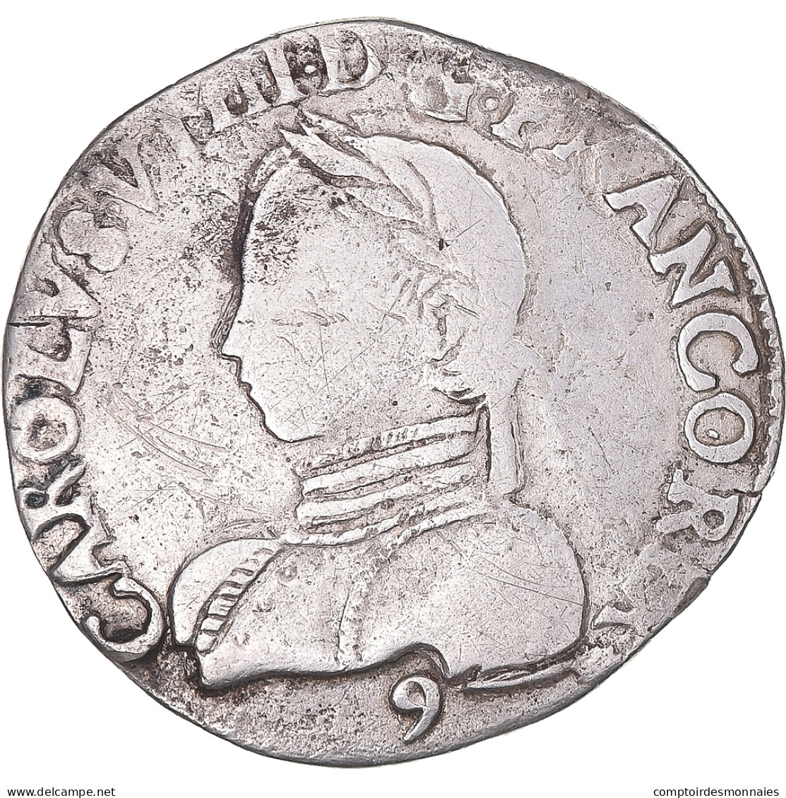 Monnaie, France, Charles IX, Teston, 1563, Rennes, TB+, Argent, Sombart:4618 - 1560-1574 Karl IX.