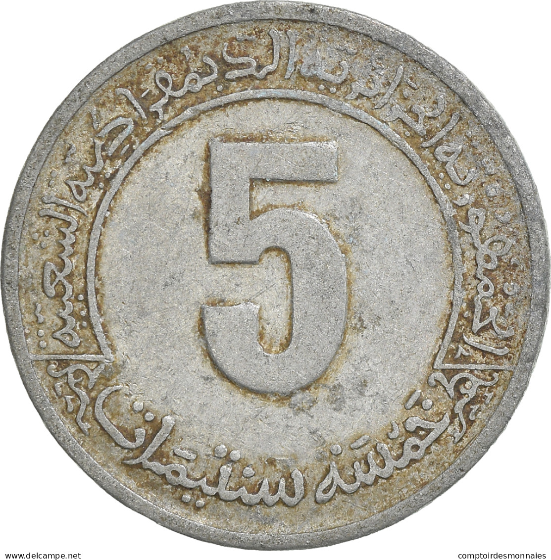 Monnaie, Algérie, 5 Centimes - Argelia