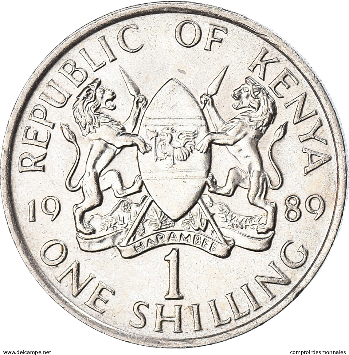 Monnaie, Kenya, Shilling, 1989 - Kenya